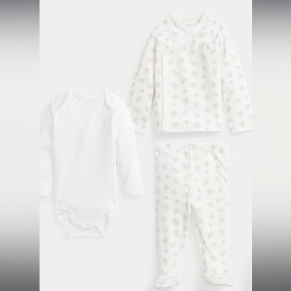 NWT POLO RALPH LAUREN Organic Cotton 7-Piece Gift Set SZ 9 months - Picture 7 of 10